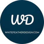 white feather design