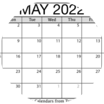 May 2022 Calendar