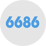 6686