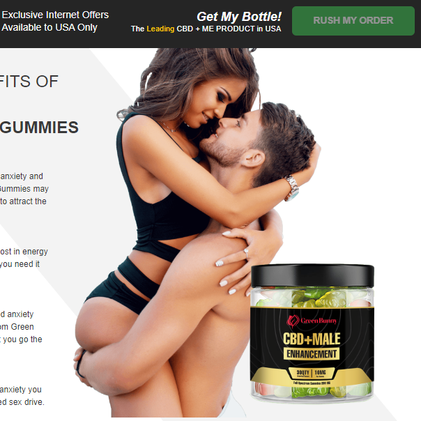 Green Bunny CBD Male Enhancement Gummies