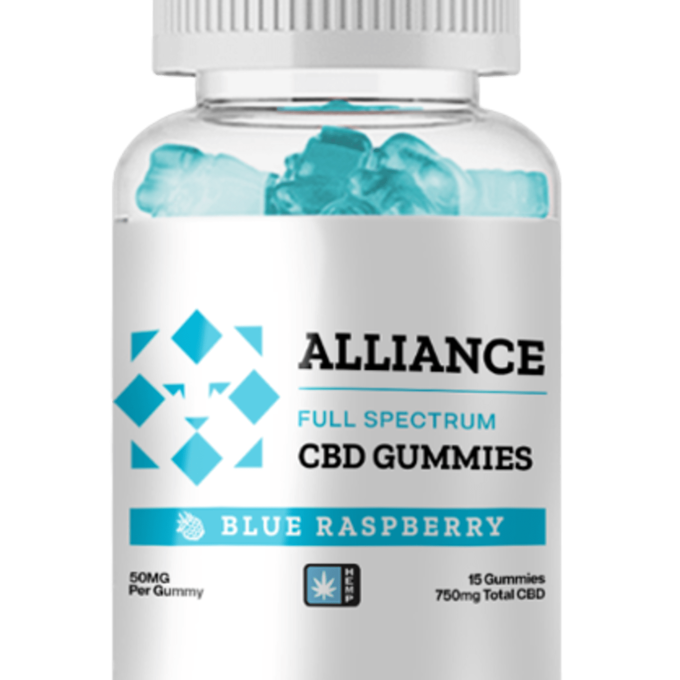 Alliance Blue Raspberry CBD Gummies